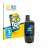 Front side of a product packaging with the brand logo BROTECT. Next to it is the device Garmin GPSMAP 65 shown with the corres