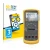 Front side of a product packaging with the brand logo BROTECT. Next to it is the device Fluke 87v shown with the corresponding