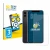 Front side of a product packaging with the brand logo BROTECT. Next to it is the device Apple iPhone X (Front+Camera) shown wi