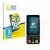Front side of a product packaging with the brand logo BROTECT. Next to it is the device Pax A35 shown with the corresponding s