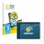 Front side of a product packaging with the brand logo BROTECT. Next to it is the device Microsoft Surface Pro 9 shown with the