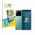 Front side of a product packaging with the brand logo BROTECT. Next to it is the device Xiaomi 13T (Front+Camera) shown with t