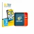 Front side of a product packaging with the brand logo BROTECT. Next to it is the device rabbit r1 shown with the corresponding