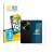Front side of a product packaging with the brand logo BROTECT. Next to it is the device OnePlus Open (case-friendly) shown wit