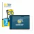 Front side of a product packaging with the brand logo BROTECT. Next to it is the device Microsoft Surface Pro 10 shown with th