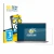 Front side of a product packaging with the brand logo BROTECT. Next to it is the device Dell Latitude 5550 Laptop shown with t