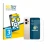 Front side of a product packaging with the brand logo BROTECT. Next to it is the device Honor 400 (Front+Camera) shown with th