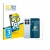Front side of a product packaging with the brand logo BROTECT. Next to it is the device Xiaomi 17 (Front+Camera) shown with th
