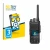 Front side of a product packaging with the brand logo BROTECT. Next to it is the device Hytera HP565 shown with the correspond