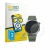 Front side of a product packaging with the brand logo BROTECT. Next to it is the device OnePlus Watch 4 shown with the corresp