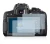 Image of the device Canon EOS 750D with a wide variety of screen protectors.