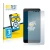 Front side of a product packaging with the brand logo BROTECT. Next to it is the device Xiaomi Redmi Note 4 shown with the cor