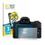 Front side of a product packaging with the brand logo BROTECT. Next to it is the device Canon EOS M50 shown with the correspon