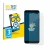 Front side of a product packaging with the brand logo BROTECT. Next to it is the device Google Pixel 3a shown with the corresp