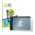 Front side of a product packaging with the brand logo BROTECT. Next to it is the device Amazon Echo Show 8 (1st Gen.) shown wi
