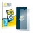 Front side of a product packaging with the brand logo BROTECT. Next to it is the device Cubot Note 8 shown with the correspond