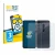 Front side of a product packaging with the brand logo BROTECT. Next to it is the device Samsung Galaxy A55 5G (Front+Back) sho
