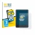 Front side of a product packaging with the brand logo BROTECT. Next to it is the device Amazon Kindle Kids (2024) shown with t