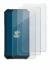 Image of the device Ulefone Armor X16 Pro with a wide variety of screen protectors.