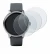 Image of the device Pebble Round 2 with a wide variety of screen protectors.