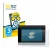 Front side of a product packaging with the brand logo BROTECT. Next to it is the device WAGO Touch Panel 600 Web Panel shown w