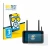 Front side of a product packaging with the brand logo BROTECT. Next to it is the device Atomos Ninja TX shown with the corresp