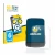 Front side of a product packaging with the brand logo BROTECT. Next to it is the device Wahoo Elemnt Roam shown with the corre