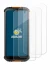 Image of the device Oukitel WP6 with a wide variety of screen protectors.