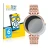 Front side of a product packaging with the brand logo BROTECT. Next to it is the device Michael Kors Access Darci Gen 5E shown