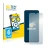 Front side of a product packaging with the brand logo BROTECT. Next to it is the device Xiaomi Redmi 10 (2022) shown with the 