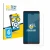 Front side of a product packaging with the brand logo BROTECT. Next to it is the device Hisense A9 shown with the correspondin