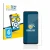 Front side of a product packaging with the brand logo BROTECT. Next to it is the device realme C55 shown with the correspondin