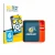Front side of a product packaging with the brand logo BROTECT. Next to it is the device rabbit r1 shown with the corresponding