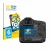 Front side of a product packaging with the brand logo BROTECT. Next to it is the device Canon EOS R1 shown with the correspond