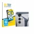 Front side of a product packaging with the brand logo BROTECT. Next to it is the device Cubot Max 5 (ONLY Camera) shown with t