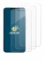 Image of the device Oukitel P1 with a wide variety of screen protectors.