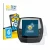 Front side of a product packaging with the brand logo BROTECT. Next to it is the device Bosch Intuvia Active Line shown with t