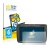 Front side of a product packaging with the brand logo BROTECT. Next to it is the device Dacia Media Nav shown with the corresp
