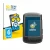 Front side of a product packaging with the brand logo BROTECT. Next to it is the device Wahoo Elemnt Bolt GPS shown with the c
