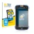 Front side of a product packaging with the brand logo BROTECT. Next to it is the device Vtech Kidicom Max shown with the corre