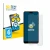 Front side of a product packaging with the brand logo BROTECT. Next to it is the device Huawei P20 shown with the correspondin