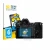 Front side of a product packaging with the brand logo BROTECT. Next to it is the device Panasonic Lumix DC-S1 shown with the c