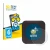 Front side of a product packaging with the brand logo BROTECT. Next to it is the device Netgear Nighthawk M1 shown with the co