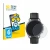 Front side of a product packaging with the brand logo BROTECT. Next to it is the device Samsung Galaxy Watch 3 (45mm) shown wi