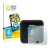 Front side of a product packaging with the brand logo BROTECT. Next to it is the device Netgear Nighthawk M5 shown with the co