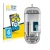 Front side of a product packaging with the brand logo BROTECT. Next to it is the device Sage Nespresso Creatista Pro shown wit