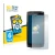 Front side of a product packaging with the brand logo BROTECT. Next to it is the device Crosscall Core-M5 shown with the corre