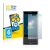 Front side of a product packaging with the brand logo BROTECT. Next to it is the device Unihertz Titan Slim shown with the cor