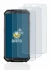 Image of the device Doogee S41 with a wide variety of screen protectors.