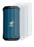 Image of the device Doogee S100 Pro with a wide variety of screen protectors.